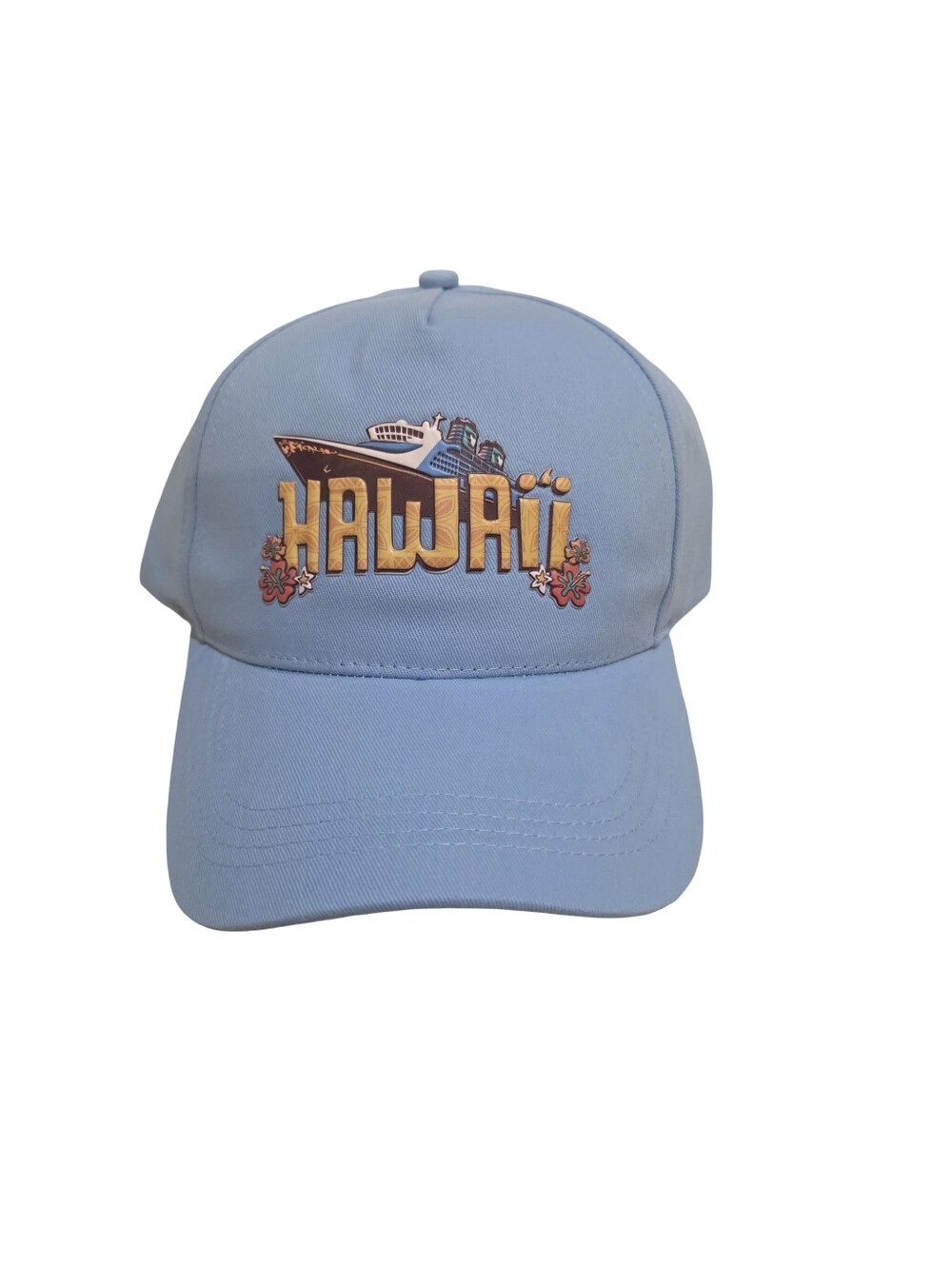 Disney Cruise Line Hawaii Blue One Size Snapback Baseball Cap Adult Unisex NEW